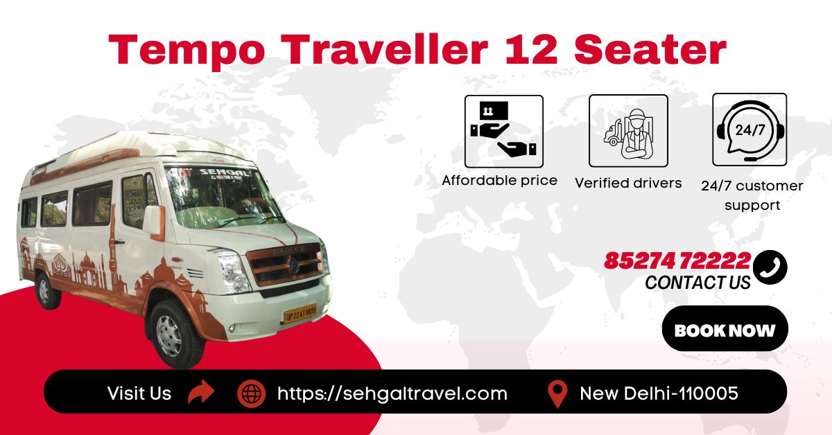 Tempo Traveller 12 Seater