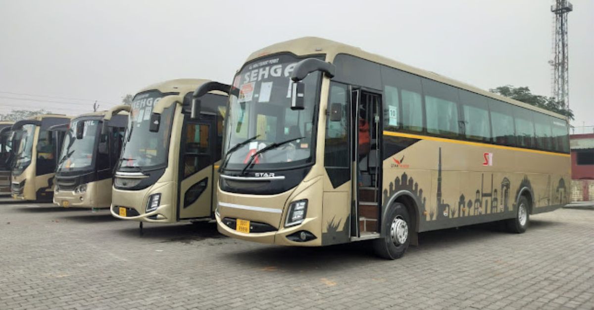 Bus on rent in Delhi