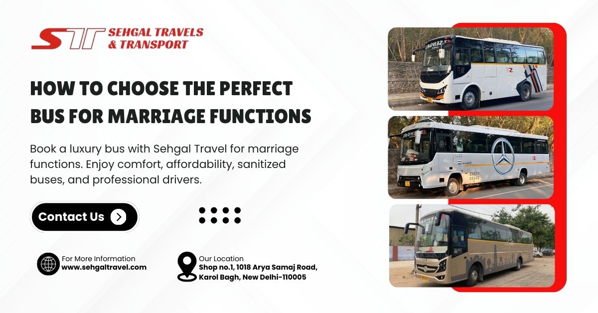 Bus for Marriage Functions