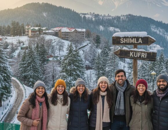 Exploring the Beautiful Hill Stations of Shimla and Kufri with Colleagues