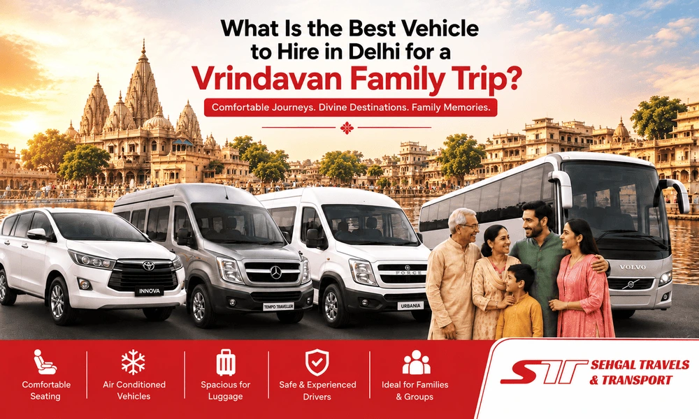 Best Vehicle Hire for Vrindavan